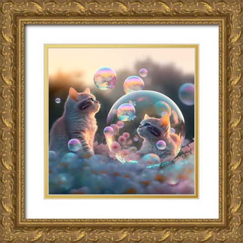 Mystical Morning 26 Gold Ornate Wood Framed Art Print with Double Matting by Heere, Ray