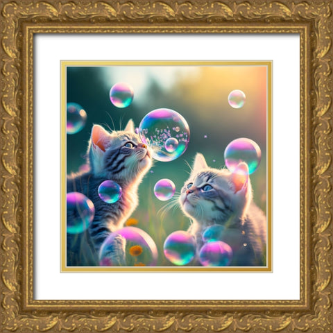 Mystical Morning 30 Gold Ornate Wood Framed Art Print with Double Matting by Heere, Ray