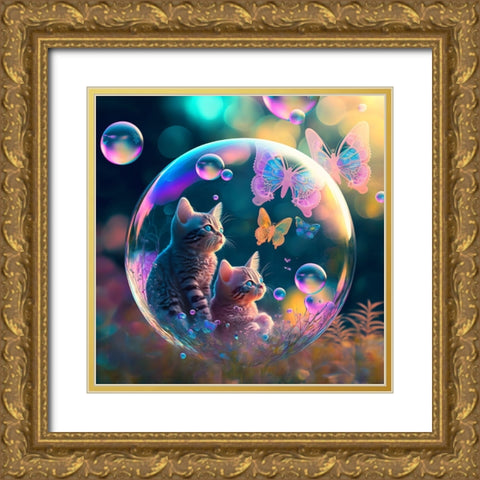 Mystical Morning 33 Gold Ornate Wood Framed Art Print with Double Matting by Heere, Ray