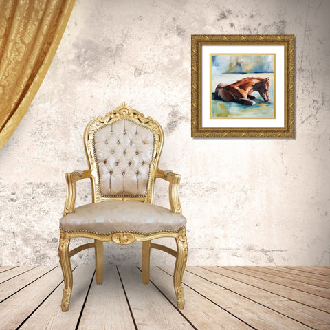 Luke Gold Ornate Wood Framed Art Print with Double Matting by Gould, Renee