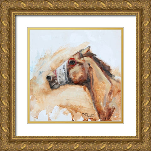 Racin Gold Ornate Wood Framed Art Print with Double Matting by Gould, Renee