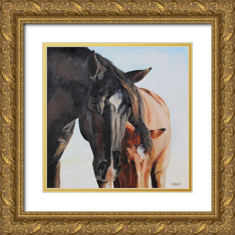 Winston Gold Ornate Wood Framed Art Print with Double Matting by Gould, Renee