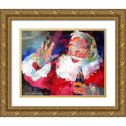 Claus Gold Ornate Wood Framed Art Print with Double Matting by Wallich, Richard