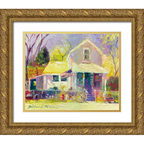 Mercado I Gold Ornate Wood Framed Art Print with Double Matting by Wallich, Richard