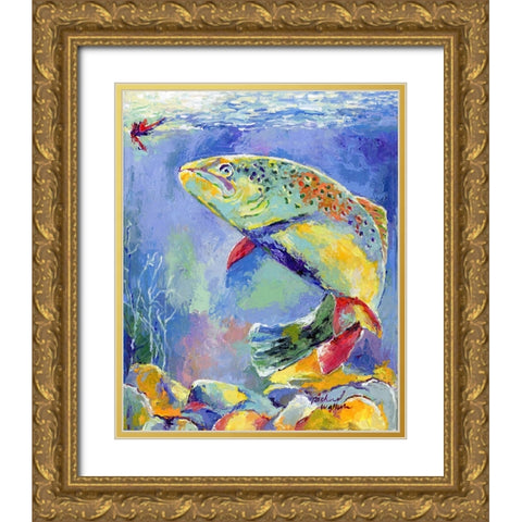 Big Ed Gold Ornate Wood Framed Art Print with Double Matting by Wallich, Richard