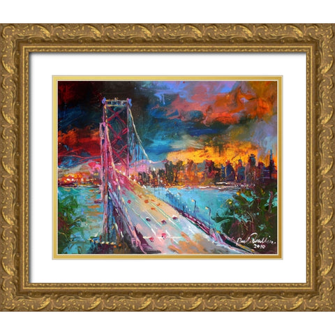 San Fran Gold Ornate Wood Framed Art Print with Double Matting by Wallich, Richard