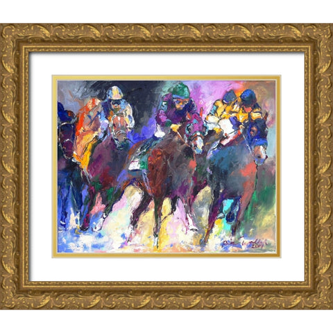 California Chrome Gold Ornate Wood Framed Art Print with Double Matting by Wallich, Richard