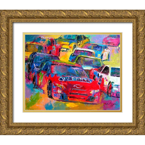 Jeff Gordon Gold Ornate Wood Framed Art Print with Double Matting by Wallich, Richard