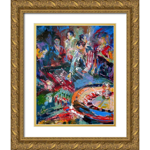 P1130135 Gold Ornate Wood Framed Art Print with Double Matting by Wallich, Richard