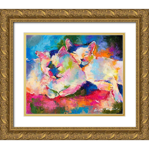 Mac+Jack Gold Ornate Wood Framed Art Print with Double Matting by Wallich, Richard