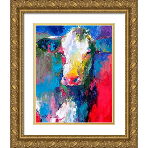 Art Cow 2 Gold Ornate Wood Framed Art Print with Double Matting by Wallich, Richard