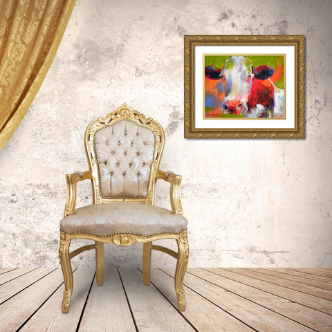 Art Cow Gold Ornate Wood Framed Art Print with Double Matting by Wallich, Richard