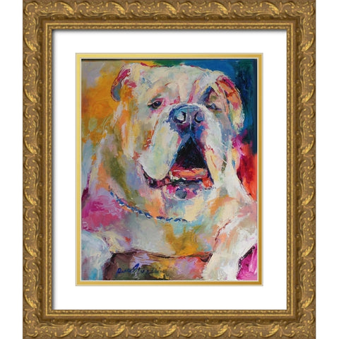 Art Bull - IMG_4209 Gold Ornate Wood Framed Art Print with Double Matting by Wallich, Richard
