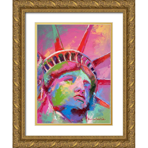 Lady Gold Ornate Wood Framed Art Print with Double Matting by Wallich, Richard