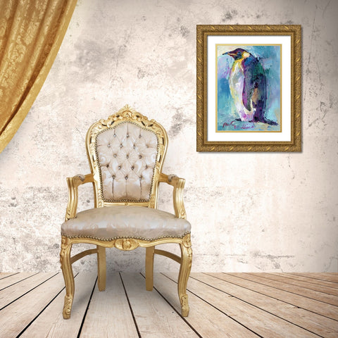 Cool Gold Ornate Wood Framed Art Print with Double Matting by Wallich, Richard