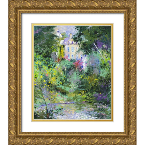 Westport Gold Ornate Wood Framed Art Print with Double Matting by Wallich, Richard