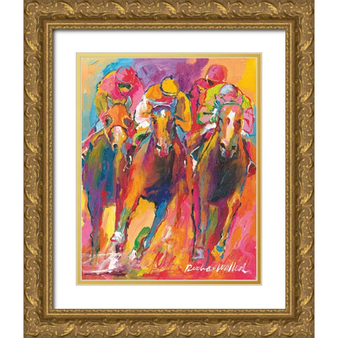 Delmar Gold Ornate Wood Framed Art Print with Double Matting by Wallich, Richard