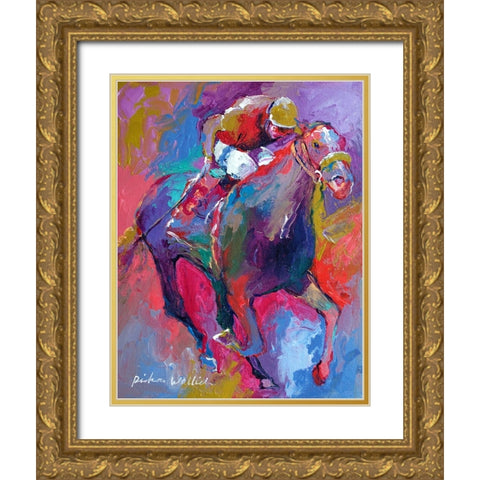 Pimlico Gold Ornate Wood Framed Art Print with Double Matting by Wallich, Richard