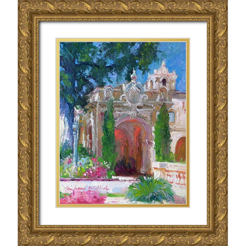 San Diego Gold Ornate Wood Framed Art Print with Double Matting by Wallich, Richard