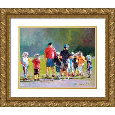 Super Bowl Gold Ornate Wood Framed Art Print with Double Matting by Wallich, Richard