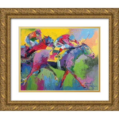 Furlong Gold Ornate Wood Framed Art Print with Double Matting by Wallich, Richard