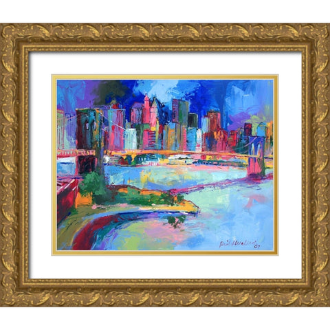 Brooklyn Gold Ornate Wood Framed Art Print with Double Matting by Wallich, Richard