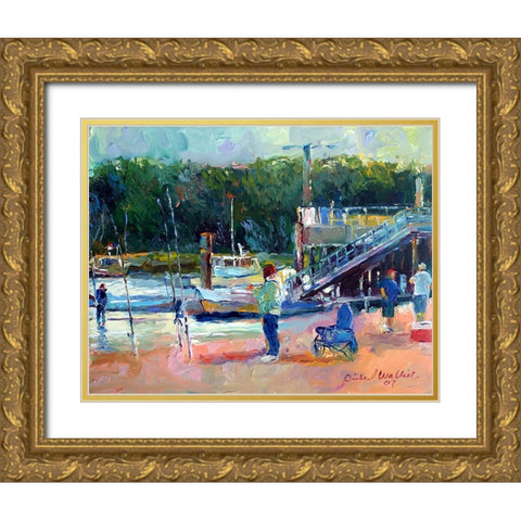 Saco Gold Ornate Wood Framed Art Print with Double Matting by Wallich, Richard