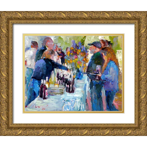 Wine Gold Ornate Wood Framed Art Print with Double Matting by Wallich, Richard