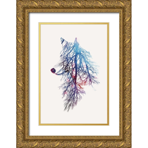 My Roots Gold Ornate Wood Framed Art Print with Double Matting by Farkas, Robert