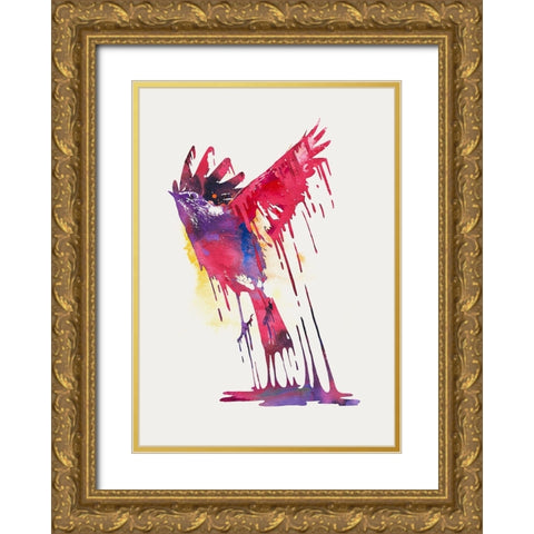 The Great Emerge Gold Ornate Wood Framed Art Print with Double Matting by Farkas, Robert