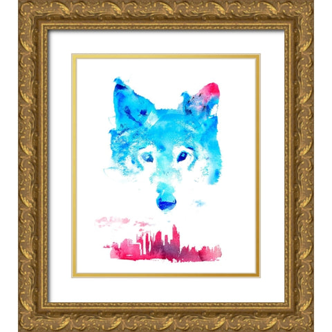 The Guardian Gold Ornate Wood Framed Art Print with Double Matting by Farkas, Robert