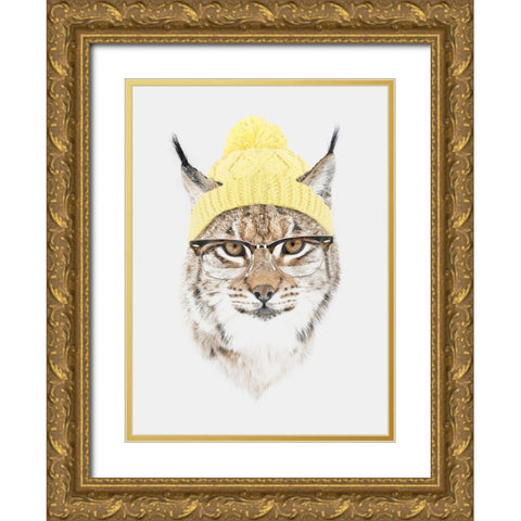 Its Pretty Cold Outside 2 Gold Ornate Wood Framed Art Print with Double Matting by Farkas, Robert