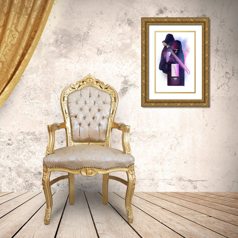 My Favorite Cassette Gold Ornate Wood Framed Art Print with Double Matting by Farkas, Robert