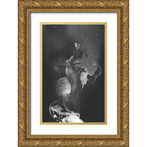 I Let You Go Now Gold Ornate Wood Framed Art Print with Double Matting by Farkas, Robert