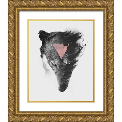 The Missing Part Final Gold Ornate Wood Framed Art Print with Double Matting by Farkas, Robert