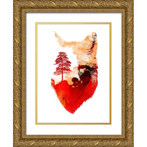 Loosing Track Final Gold Ornate Wood Framed Art Print with Double Matting by Farkas, Robert