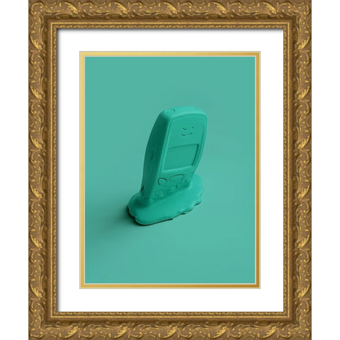 Melting Memories 04 Gold Ornate Wood Framed Art Print with Double Matting by Farkas, Robert