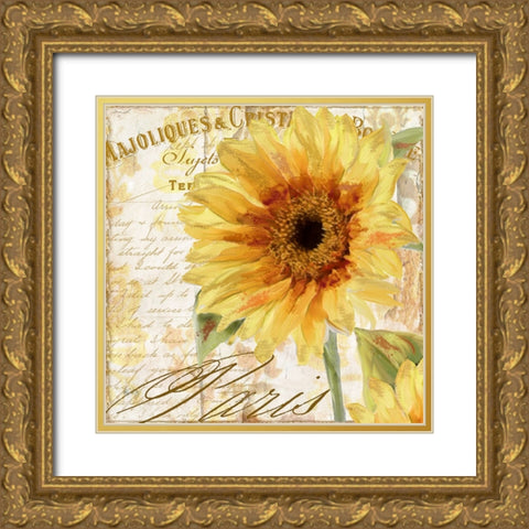 Ete II Gold Ornate Wood Framed Art Print with Double Matting by Sasha