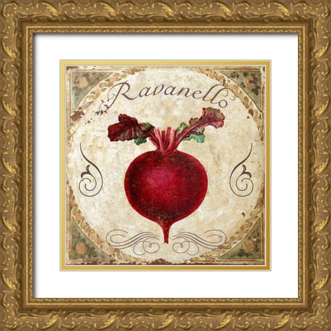 Mangia I Gold Ornate Wood Framed Art Print with Double Matting by Sasha