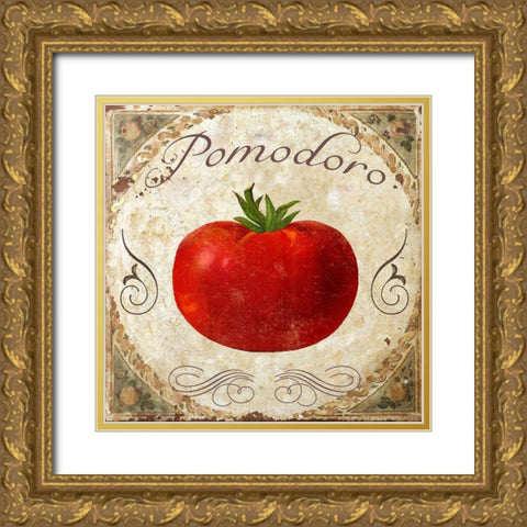 Mangia II Gold Ornate Wood Framed Art Print with Double Matting by Sasha