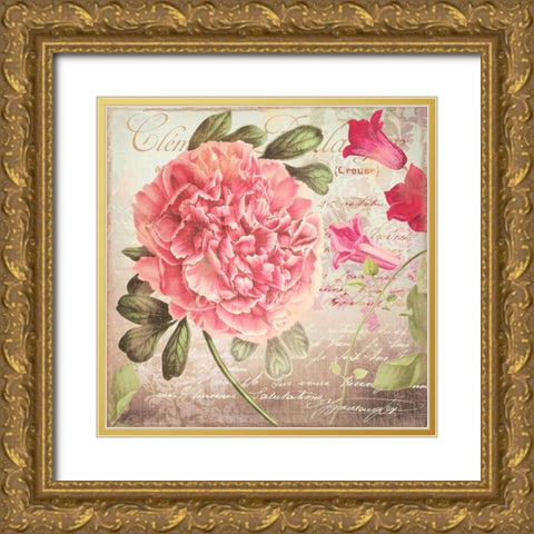 Aphrodite II Gold Ornate Wood Framed Art Print with Double Matting by Sasha