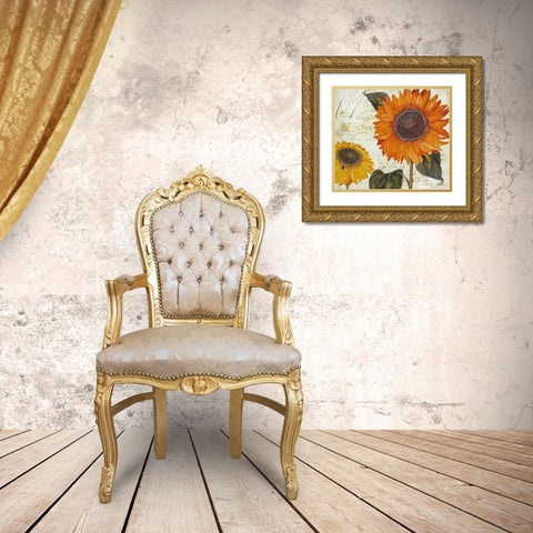 Sundresses II Gold Ornate Wood Framed Art Print with Double Matting by Sasha
