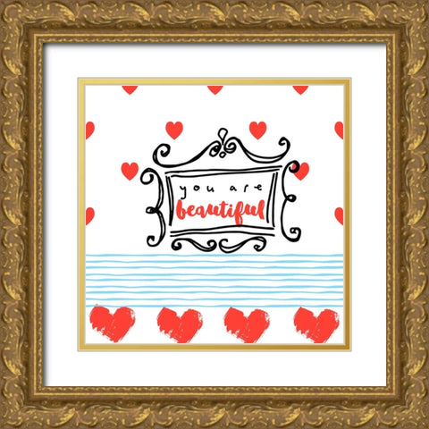 Soul Food II Gold Ornate Wood Framed Art Print with Double Matting by Sasha