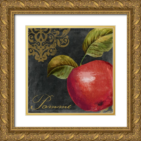 Melange II Gold Ornate Wood Framed Art Print with Double Matting by Sasha