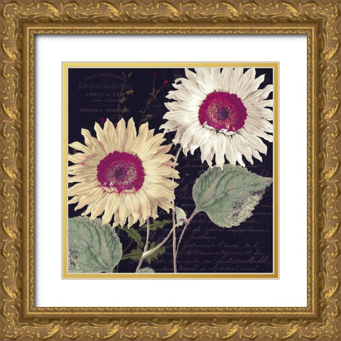 Midnight Sun I Gold Ornate Wood Framed Art Print with Double Matting by Sasha