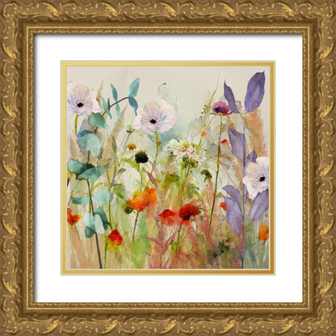 Untamed Gold Ornate Wood Framed Art Print with Double Matting by Sasha