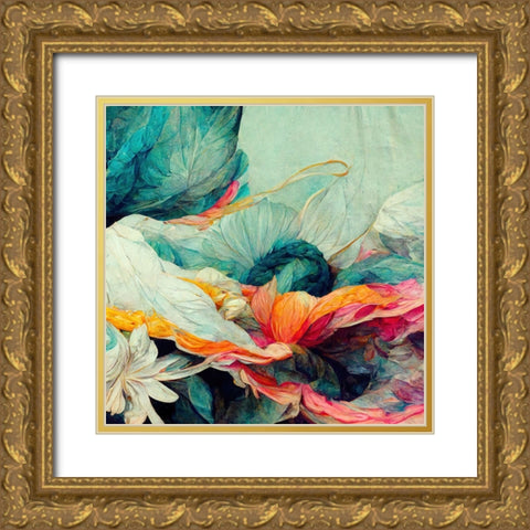 K Dreams I Gold Ornate Wood Framed Art Print with Double Matting by Sasha