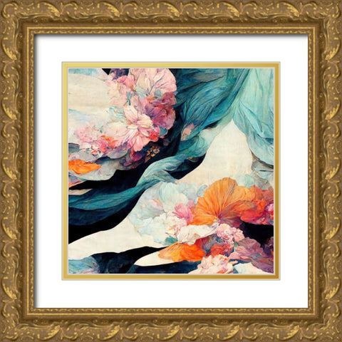 K Dreams IV Gold Ornate Wood Framed Art Print with Double Matting by Sasha