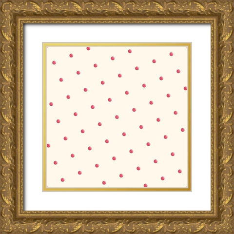 Gingerbread Land VI Gold Ornate Wood Framed Art Print with Double Matting by Sasha