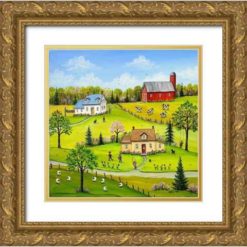 The Way We Were Gold Ornate Wood Framed Art Print with Double Matting by Mark, Sharon